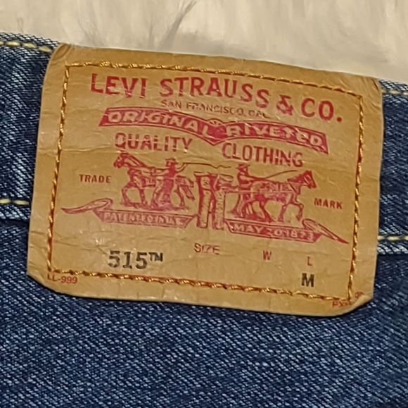 Vintage Levi's 515 Nouveau Retro Y2K Style  Low Rise Boot Cut Jeans size 6 - Picture 11 of 17
